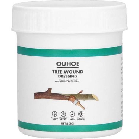 Plante Arbre Coupe Pâte 100g arbre plaie élagage scellant pansement plante arbre cicatrisant pour bonsaï arbres fruitiers (1/4)
