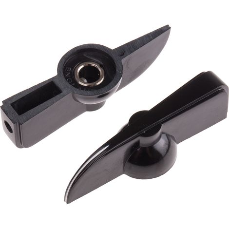 Bouton de potentiomètre RS PRO, Axe de 6.35mm, Vis sans tête