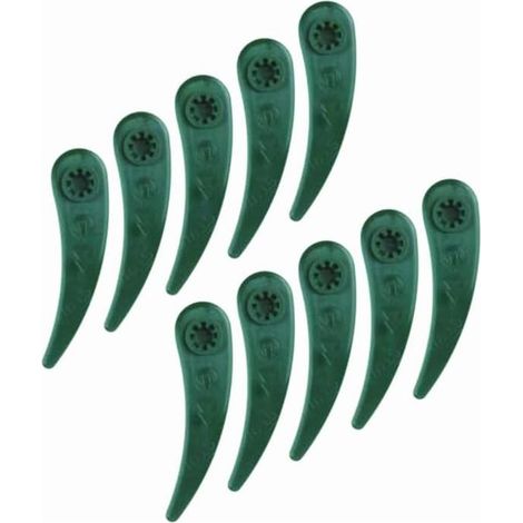 10-teiliges 83-mm-Kunststoff-Schneidmesser-Ersatzset für Bosch Art 23-18 Li/26-18Li Freischneider - (1/5)