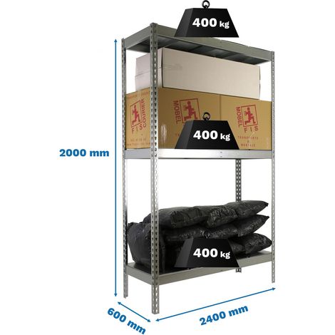 Simonrack SIMONFORTE scaffale metallico robusto 2000x2400 mm