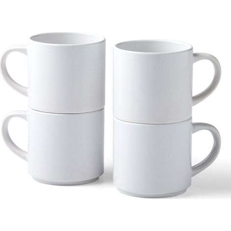 Stapelbecher Set Cricut weiß 300 ml 4 Stück