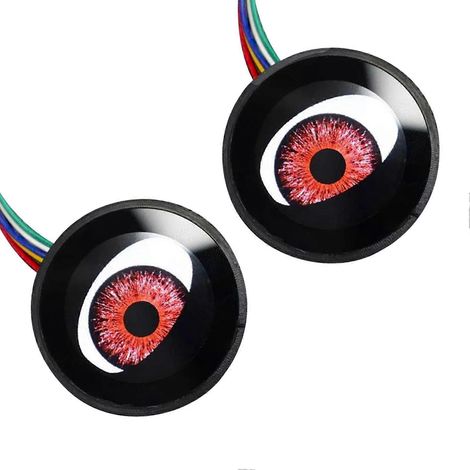 Phares avant décoratifs extra lumineux « œil de diable » pour voiture - Outil de modification de phares de voiture
