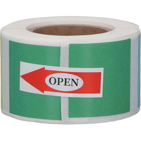 Papier d'impression thermique 4 couleurs rond 24 mm x 24 mm, étiquette thermique directe résistante à l'eau et à l'huile, autocollant thermique de laboratoire