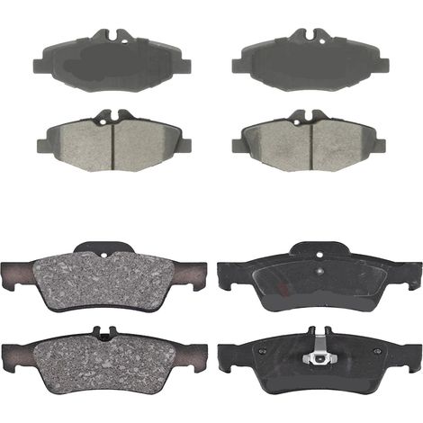 KIT PASTIGLIE FRENO ANTERIORI E POSTERIORI compatibile con MERCEDES-BENZ CLASSE E (W211 / PASTIGLIE FRENANTI AUTO OEM P 50 049,P 50 052 / SOSTITUZIONE DIRETTA / BASSA POLVERE / SILENZIOSO