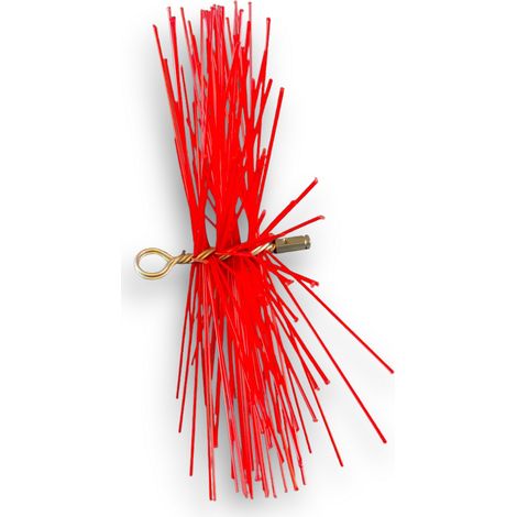 Hérisson rond synthétique Embout acier fileté M121,75mm Ramonage - Ø 500 mm - Hérisson nylon (1/5)