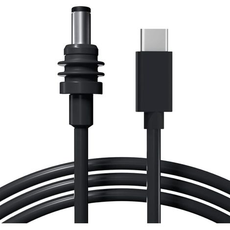 Cavo di alimentazione Starlink da 2 m/6,5 piedi da Mini USB C a CC, ingresso USB Type-C da 100 W con spina cilindrica impermeabile, compatibile con sorgenti PD da 65 W+.