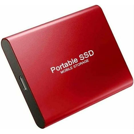 Extension et mise à niveau Disque SSD mobile Disque SSD portable 30 To (Rouge) (1/5)