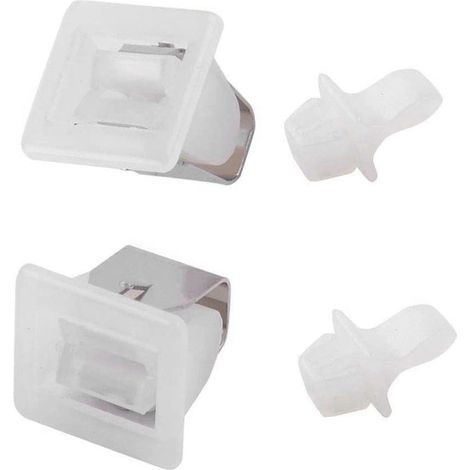 Kit de verrouillage de porte de sèche-linge en 4 pièces compatible avec les références 306436 et 279570. (1/5)