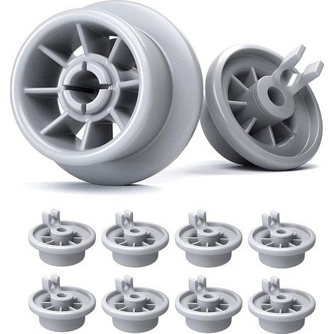 Lot De Roulettes Panier Lave-vaisselle – Roulettes Lave Vaisselle Compatibles Avec La Majorité De Lave-vaisselles – Chariot à Roulettes Pour Lave Vaisselle 8 Couverts (8 Pièces). (1/3)