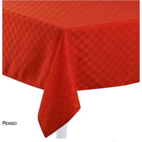 Preziosa Home Tovaglia Damina Ass. Natale 140 x 360 Cm Idrorepellente Rosso 1 Pz