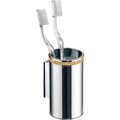 MANILLONS TORRENT 06646003 CARMEN Portacepillos Pared Cromo/Oro - ref: 06646003 (1/2)