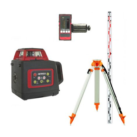 METRICA - Niveau automatique laser avec rayon laser rotatif visible rouge - SL-RED (1/5)