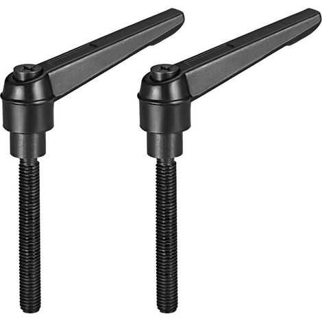 2Pcs M8x63mm réglable Poignée levier serrage Filetage Goujon fileté mâle (1/5)