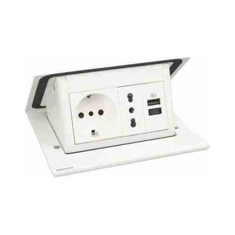 BTI150442NW Cabina plegable para oficinas y salas de reuniones. 4 módulos - Preequipada
