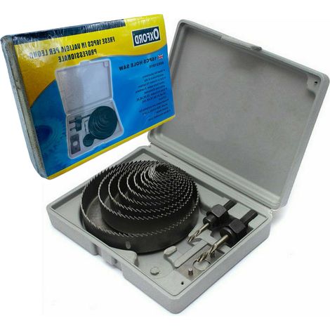 KIT FRESE A TAZZA DA TRAPANO 16 PZ SEGHE PER FORARE LEGNO PLASTICA CARTONGESSO (1/3)
