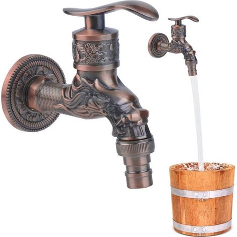 Gartenarmatur – Außenarmatur – Gartenzubehör – Elegante Armatur – Wandmontage (1/5)