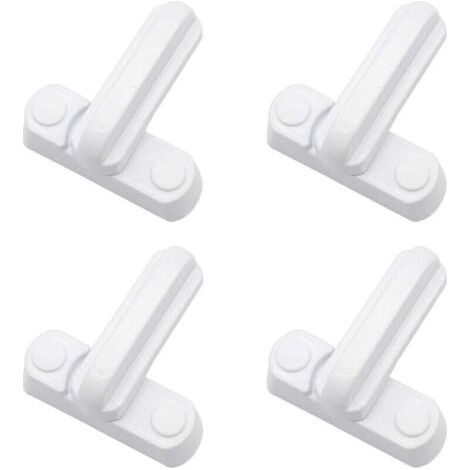 Set aus 4 Sicherheitsschlössern, Riegeln und Knaufschlössern für zusätzlichen Schutz von Türen, Schränken und Fenstern. (1/4)