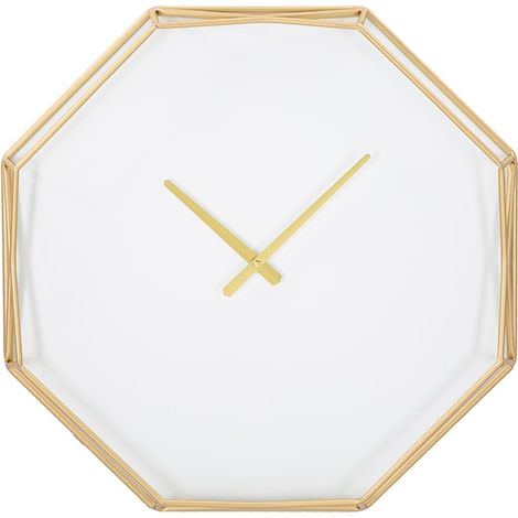 Ferretti Goldy Wanduhr Gold 56 cm Oktagonal (1/5)