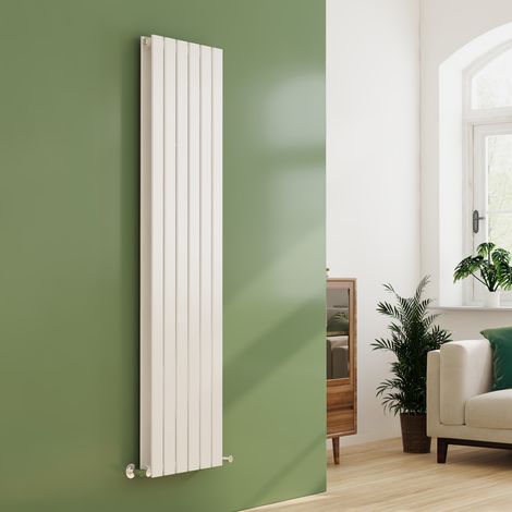 EMKE Premium White Double Vertical Radiator Experience Cozy and Efficient Heating, Save Energy, 180x45cm (1/5)