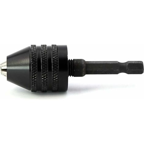 0,3–6,5 mm Schnellspannfutter, Schraubendreher-Bohrfutter, Schlagschrauber, Bohrer, Schnellspannfutter, Bohradapter, 1/4 Zoll Sechskantschaft, Bohrfutter (1/5)