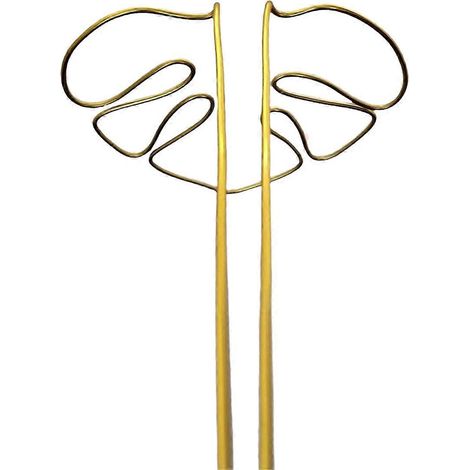 Support pour plante en forme de Monstera, réutilisable, en alliage robuste, pour tige de plante, support de maintien (1/5)