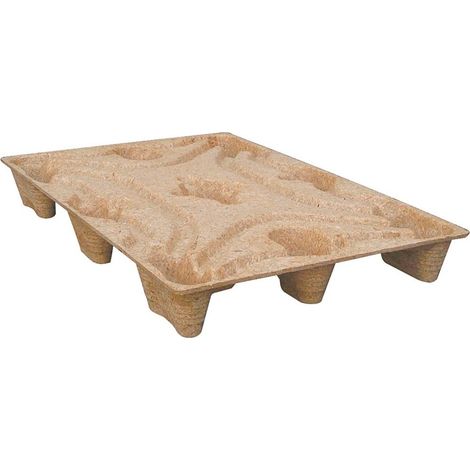 KKE – Palette bois moulée 1000x1200mm – Charge statique 2700kg – Traitement haute température pour export – Lot de 5 palettes