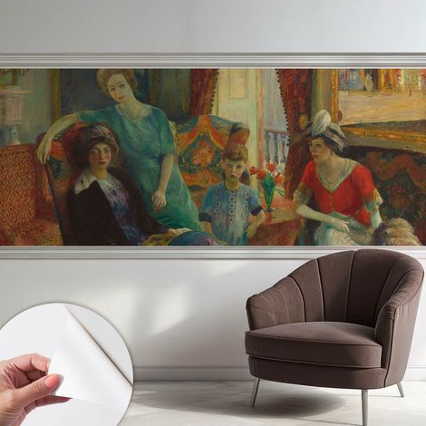 Fotomurale adesivo stickers - murali decorativo - soggiorno moderno - effetto realistico - Eleganza classica 250x104 cm (1/5)