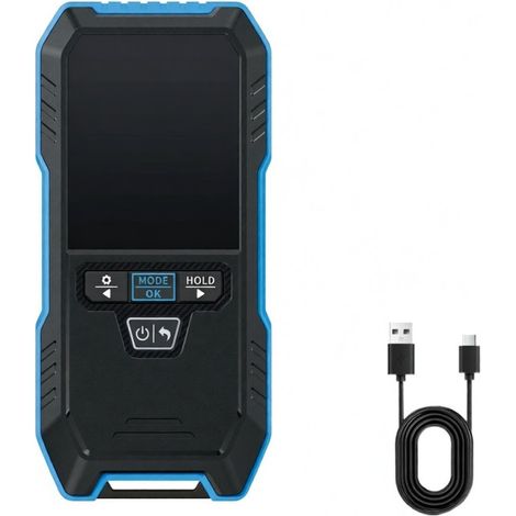 Medidor de campo electromagnético 4 en 1 con modo de curva, lector EMC recargable, medidor de campo electromagnético de RF (1/5)