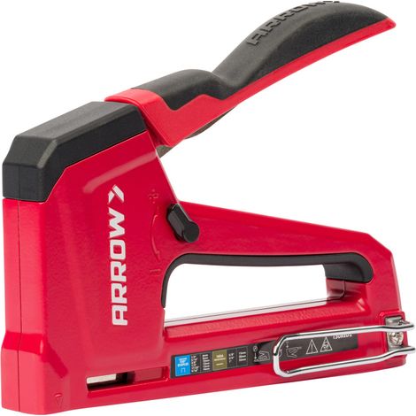 Arrow Handtacker T50 RED2 Profi für Flachdrahtklammern & Nägel (1/3)