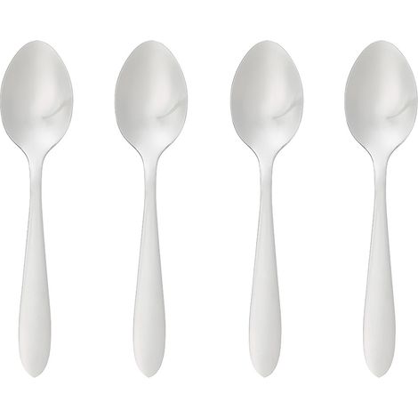 E3/76537 SET DE 4 CUILLÈRES À CAFÉ EN ACIER INOXYDABLE
