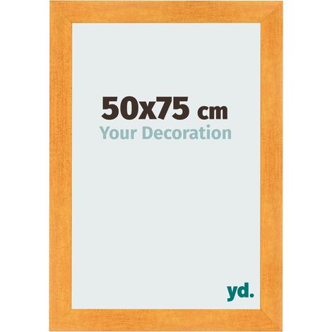 yd. - Cadre photo 50x75 - Orange - MDF - Pisa (1/5)
