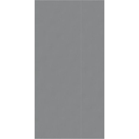 Bâche de piscine gris clair 640x321 cm géotextile polyester CFW92232 (1/5)