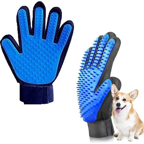 Gants de toilettage pour animaux, gants de nettoyage pour animaux, gants de brossage pour chiens, gants de toilettage pour chats (1/5)