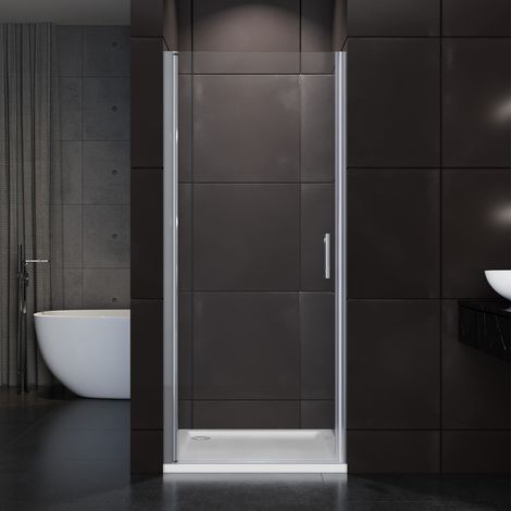SONNI Cabina doccia porta nicchia NANO in vero vetro 86x195cm (1/5)