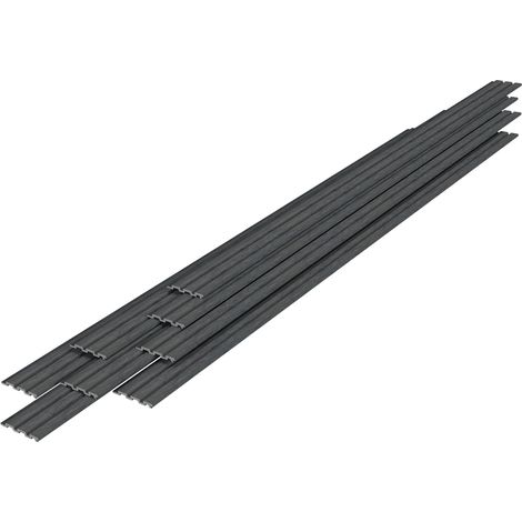 Set di 24 pannelli da parete effetto marmo grigio 030010617