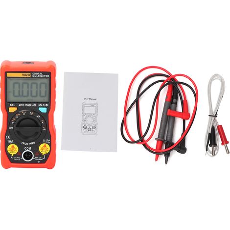V02B Analog Digital Transistor Tester High-precision Automatic Range Multimeter (Red) (1/5)