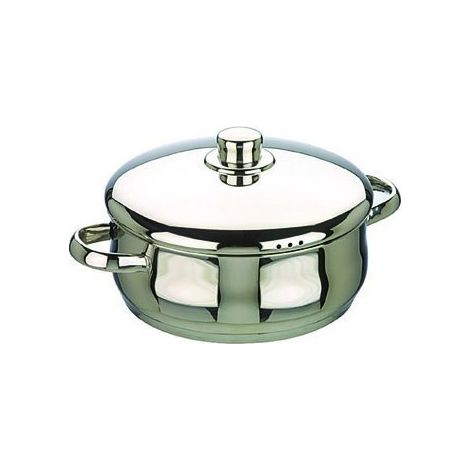 Cacerola 24Cm Con Tapa Inox Oslo Ibili
