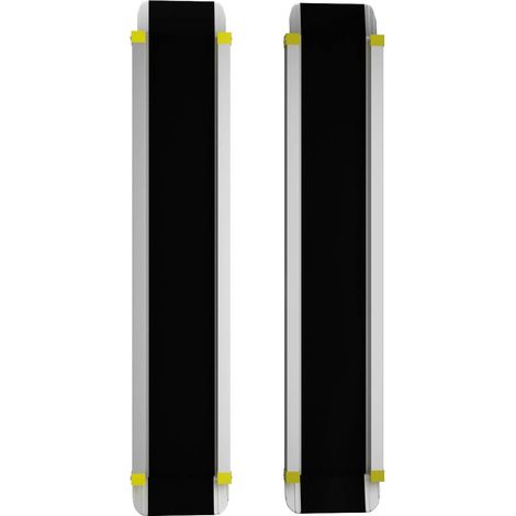 Costway – Rampe télescopique antidérapante en aluminium 121,5-212,5cm – Charge max 270kg – Pour fauteuils roulants et scooters – Facile à transporter (1/5)