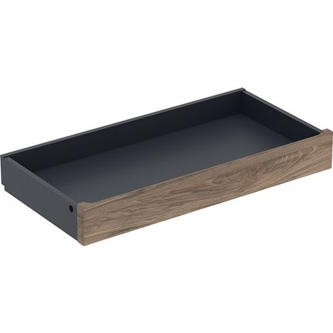 GE tiroir intérieur avec façade pour Renova Plan US pour lavabo, largeur 75 cm, année 2021, bois noyer