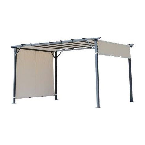TELO PERGOLA CAIRO DOMUS ACCIAIO/POLY MT 3X4