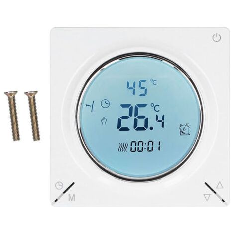 QORVA- Thermostat intelligent, lecture rapide, puce fiable, forte interférence, écran LCD pratique pour la maison (1/4)
