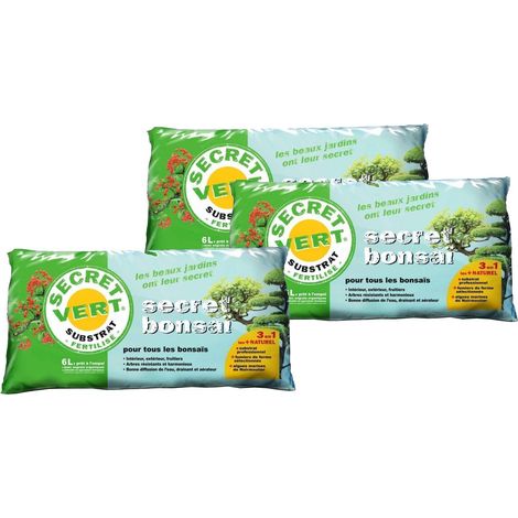 Terreau pour bonsaïs 3kg (Lot de 3)