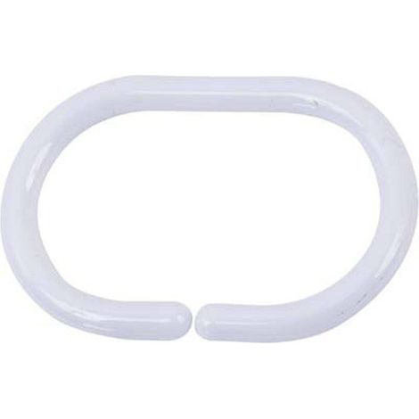 12er-set duschringe pp - weiss - Tendance