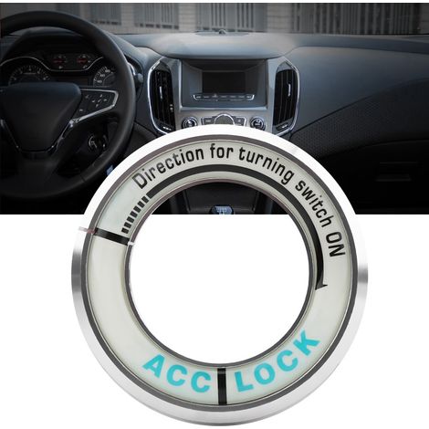 Zündlichtring für Chevrolet Cruze und Buick, verchromter Schlüsselring, Schlossabdeckung, silberner Zierleistensatz, LED-Autozubehör (1/5)