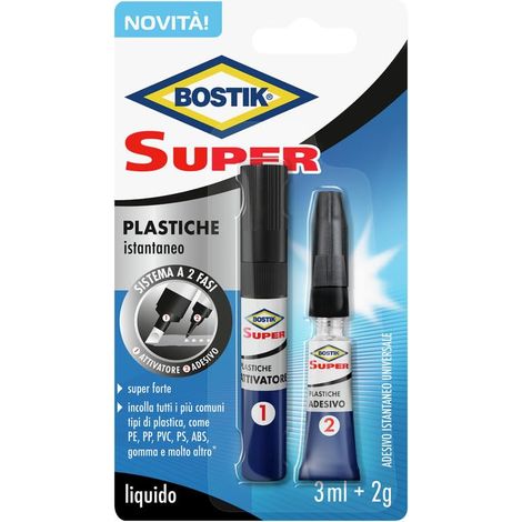 Colla Super Plastica Bostik 2 Gr con 3 ml