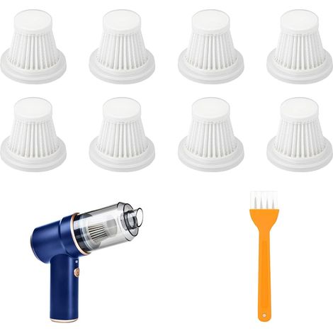 8 Filtres HEPA de rechange pour aspirateur à main, compatibles avec les aspirateurs de voiture, Réutilisables, lavables(5.09 4.7 2.85 cm) (1/5)