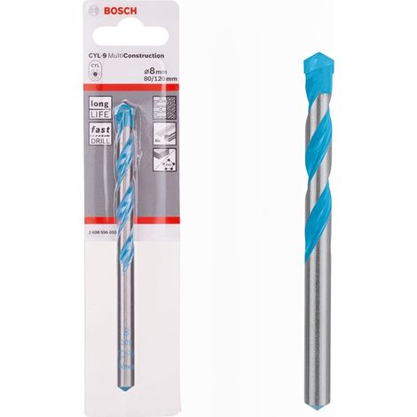 Bosch CYL-9 Mehrzweckbohrer Ø 8 mm Professionel MultiContruction (1/2)