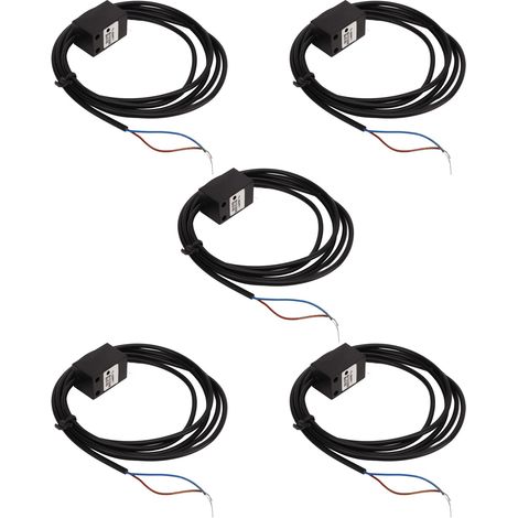 5-mm-induktiver Näherungssensor, Schutzart IP68, 5 Stück, normalerweise offen, 2-adrig, 110–220 V AC, berührungsloser Näherungsschalter (1/5)