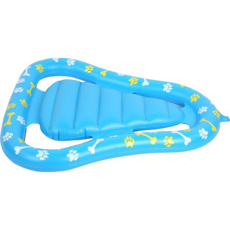 Tapis flottant PVC épais pour animaux, radeau gonflable été chien piscine, jouet eau amusant (1/5)