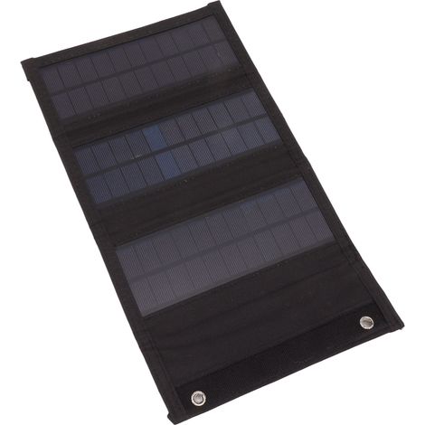 Chargeur Solaire 30W Portable pour Téléphone - Panneau Solaire Triple Pliable pour Randonnée Camping Pêche